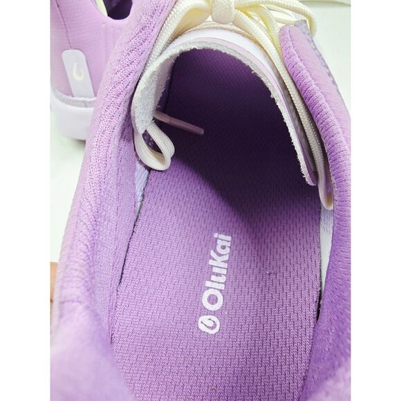 Olukai Island Hopper Size 8 Womens Lilac Crushed Grape Low Lace Fashion Sneakers - Picture 14 of 14